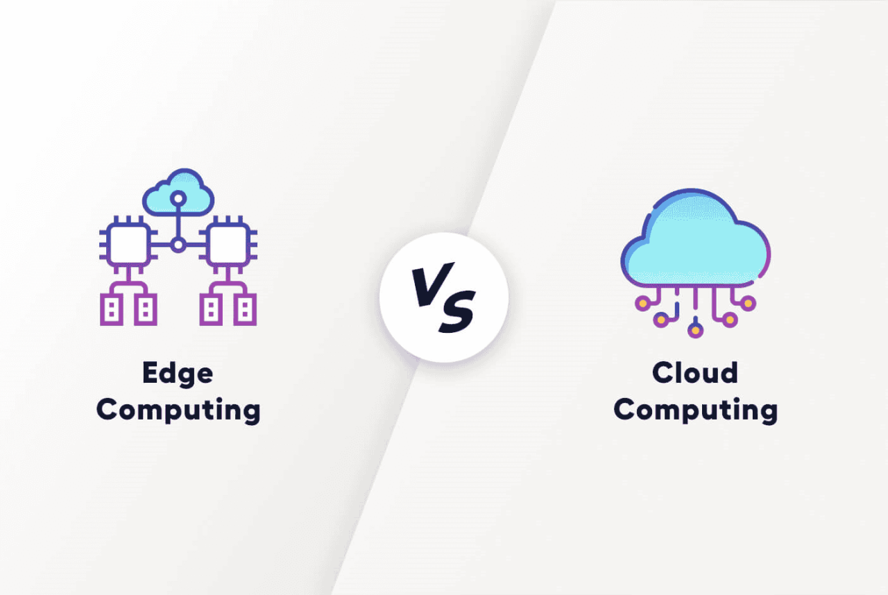 Edge computing vs cloud computing